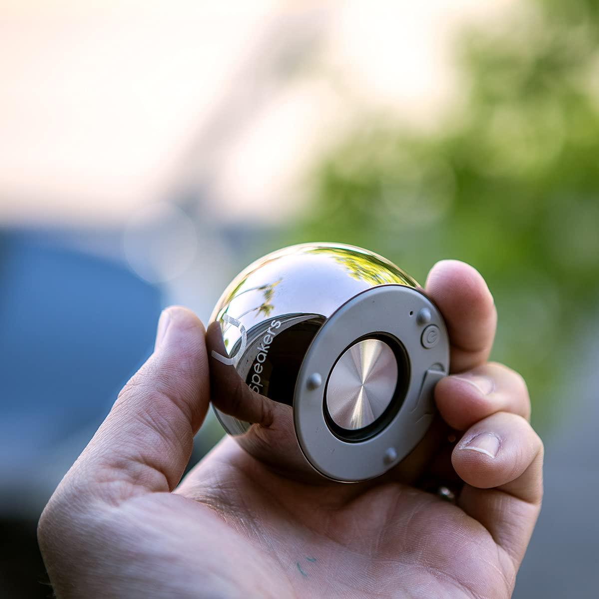 Fashionit Fashionit U Boost Speaker | Stylish Portable Wireless Bluetooth 5.0 with Built-in Subwoofer and Mic | Perfect Mini Speaker for Home, Parties, Travel! Small Device, Rich Sound | Hematite