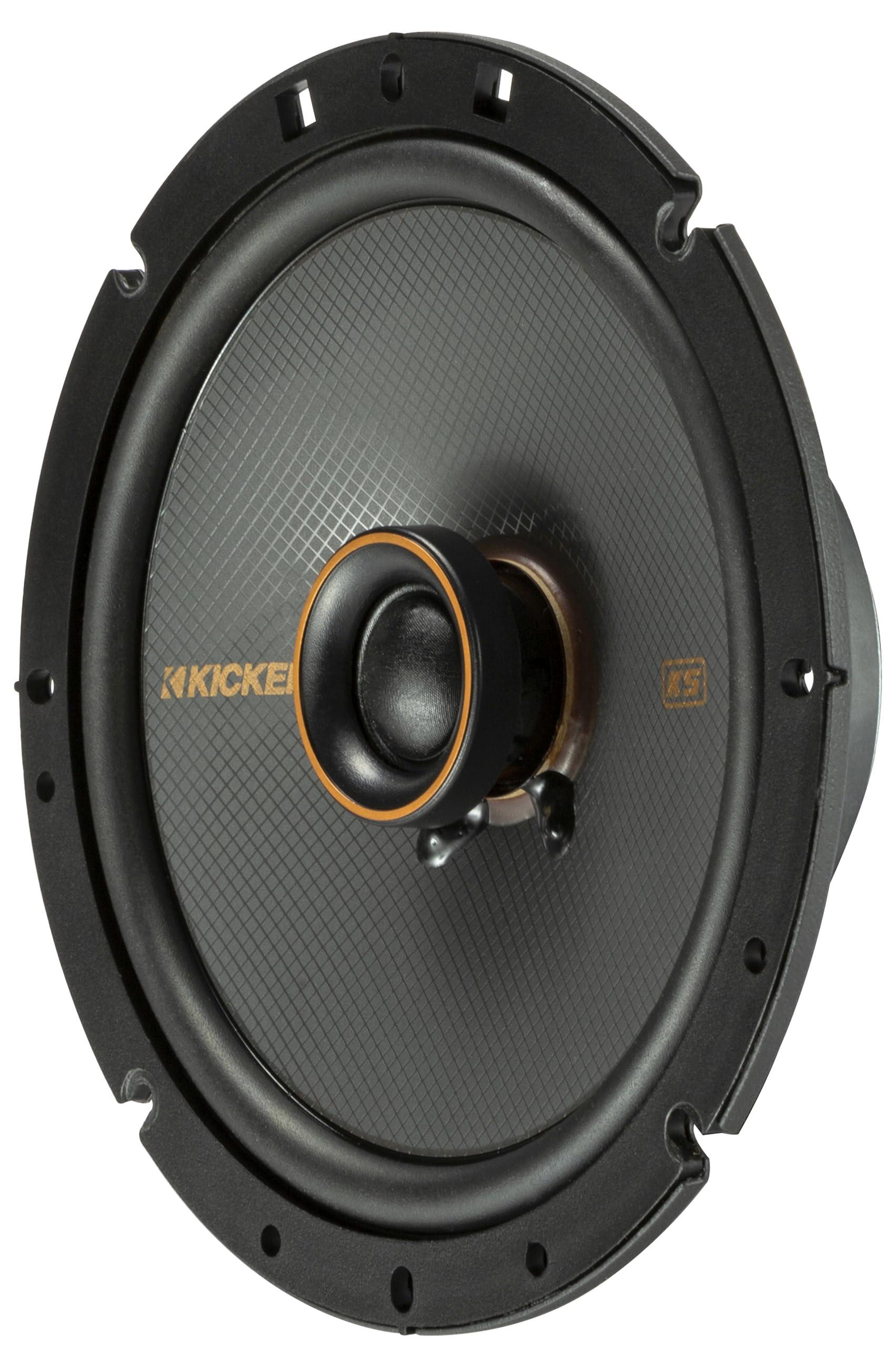 KICKER Kicker 51KSC6704 KS-Series 6.75" Coaxial Speakers with .75" tweeters, 4-Ohm, Pair