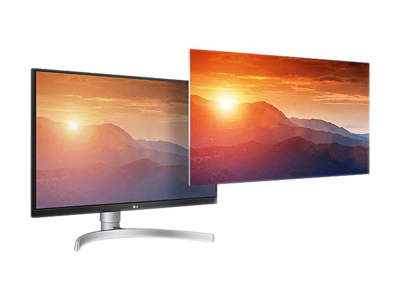 LG LG 27UK650-W 27 Inch UHD (3840 x 2160) IPS Display with HDR 10, sRGB 99% Color Gamut, AMD FreeSync Technology, 3-Side Virtually Borderless Design