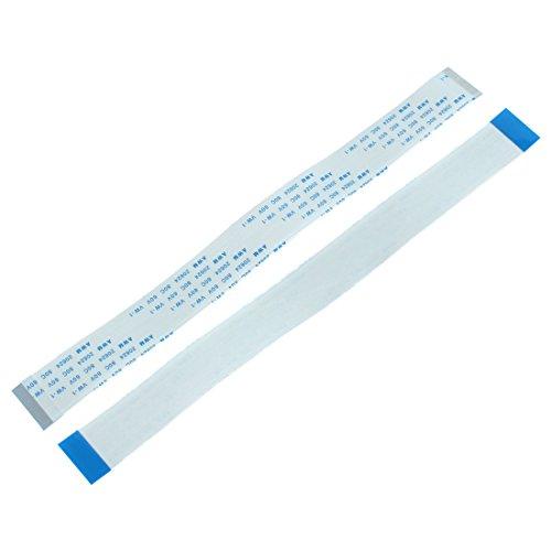 uxcell uxcell a Type 0.5mm Pitch 33Pin AWM 80C 60V VW-1 Flexible Flat Cable FFC 200mm 20Pcs