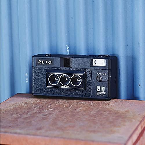 Reto Reto 3D Classic 35mm Film Camera Bundle with 35mm 400 ISO Color Negative Film, 36 Exposures