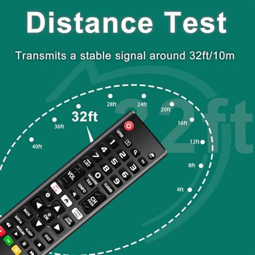Yimaut (Pack of 2) Universal Remote for LG Smart TV, Compatible with All LG TV Remote Control LCD LED OLED UHD HDTV 3D 4K Smart TV Models, Replacement Remote with Netflix Amazon Shortcuts Key