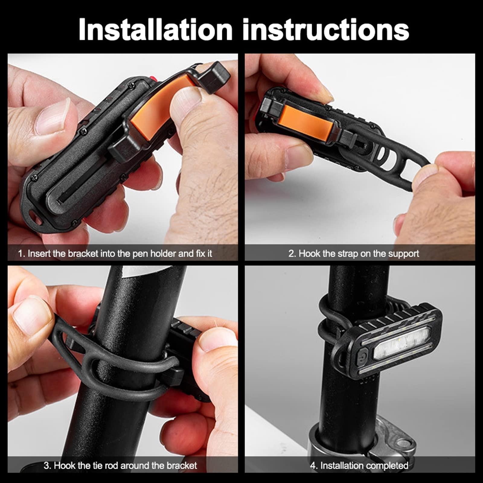 Qian Xun Shm Qian Xun Shm Multifunction Red&Blue LED Police Warning Light Powerful Mini Flashlight Rechargeable Flashlights Shoulder Clip Light (Type A)