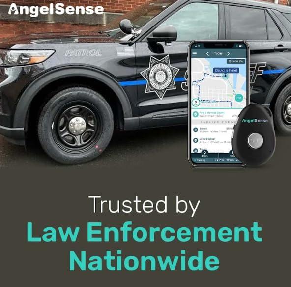 AngelSense AngelSense Personal GPS Tracker for Kids, Teen, Autism, Special Needs, Elderly, Dementia - 2-Way Auto-Answer Speakerphone & SOS Button - School Bus Tracking - Subcription Required
