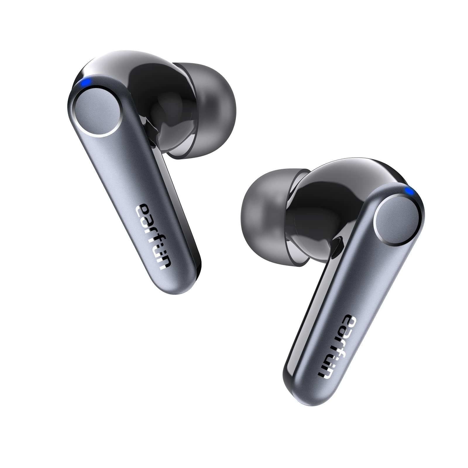 EarFun EarFun Air Pro 3 Noise Cancelling Earbuds, Qualcomm aptX Adaptive Sound, 6 Mics CVC 8.0 ENC, Bluetooth 5.3 Earbuds, Multipoint Connection, 45H Playtime, App Customize EQ, Wireless Charging