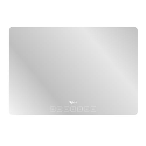 SYLVOX SYLVOX Bathroom TV, 32 inch Smart Mirror TV for Bathroom Shower SPA, Support Google TV, 1080P IP66 Waterproof Touch Button WiFi Bluetooth Google Assistant, Smart TV for Indoor Humid Environment