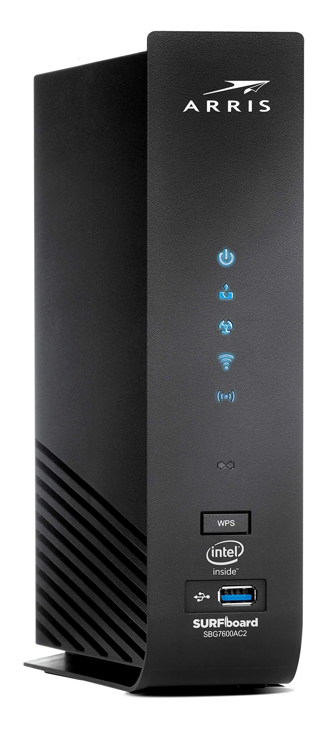 ARRIS ARRIS Surfboard SBG7600AC2-RB DOCSIS 3.0 Cable Modem & AC2350 Wi-Fi Router , Approved for Comcast Xfinity, Cox, Charter Spectrum & more , Four 1 Gbps Ports , 800 Mbps Max Internet Speeds,- REFURBISHED