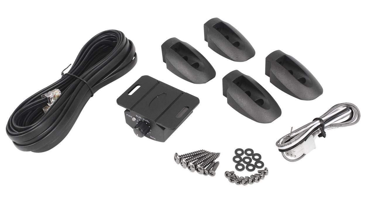 Rockville Rockville RW8CA 8" 600 Watt Under-Seat Slim Amplified Car Subwoofer +Wire Kit