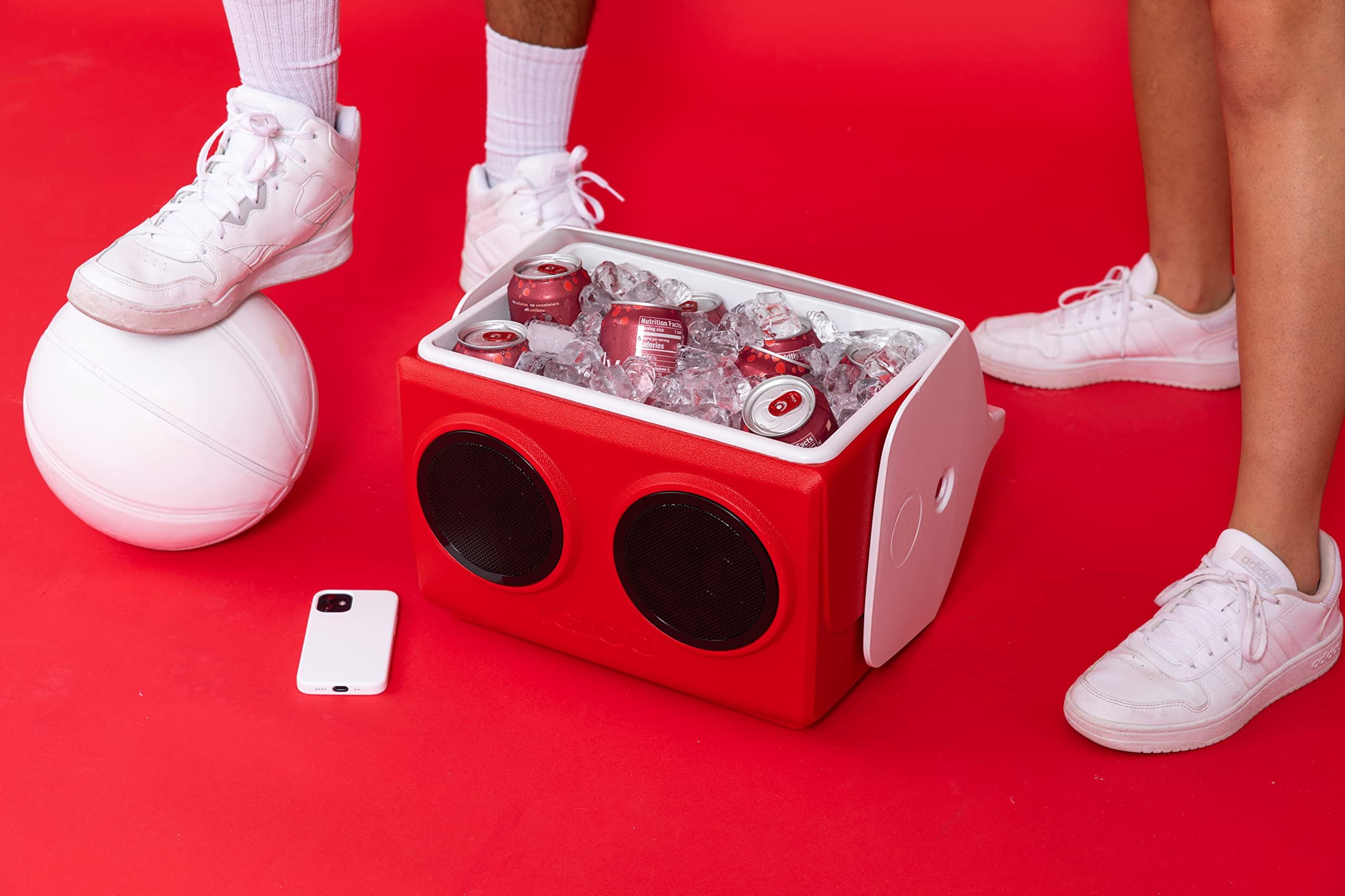 Igloo Igloo KoolTunes Boombox Cooler, 14 Qt Red