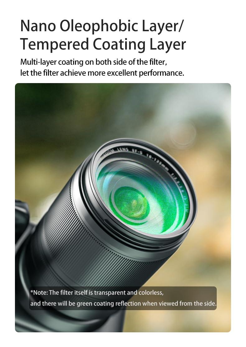 Kase Kase SMP MCUV III Screw-in Slim UV Filter Multicoated Tempered Hardened Optical Glass Anti-Flare Low Reflection (112mm)