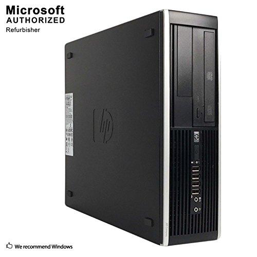 HP HP Elite Desktop Computer, Intel Core 2 Duo 2.9 GHz, 8 GB RAM, 1 TB SATA HDD, Keyboard & Mouse, WiFi, Dual 22in LCD Monitors (Brands Vary), DVD, Windows 10, (Renewed)