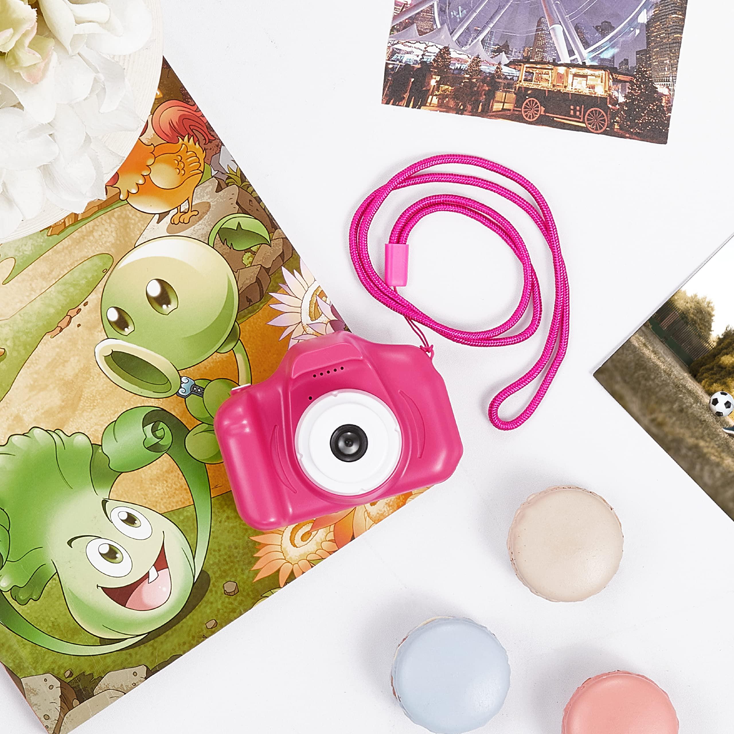 Vivitar Vivitar Kidzcam Camera - Christmas, Birthday Gifts for Boys and Girls, 12 MP HD Camera and Digital Video Recording, Kids Digital Camera Toys for Kids 5 and Up Pink