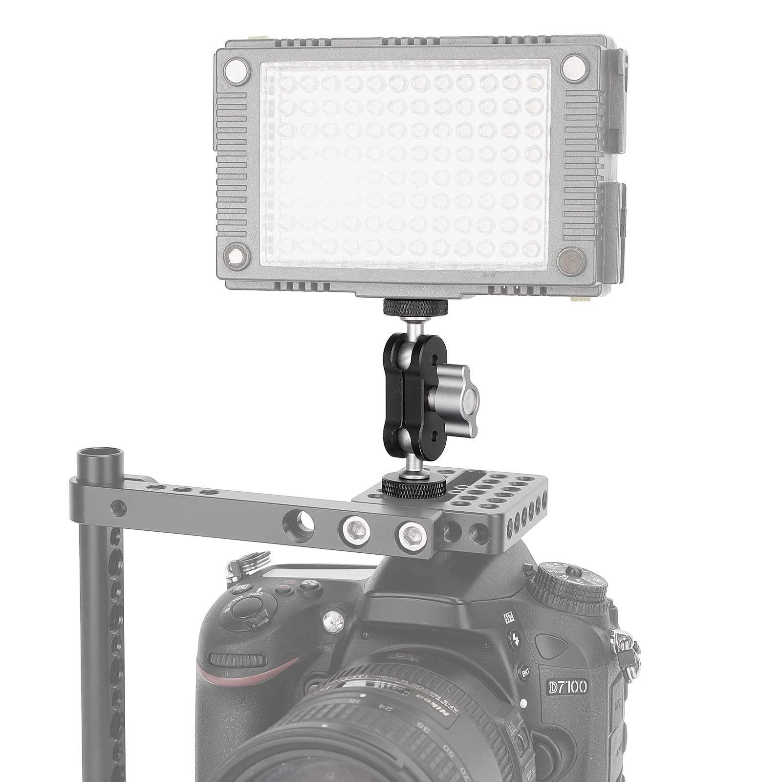 CAMVATE CAMVATE Mini Magic Arm with Dual Universal Ball Head for Monitor/Microphone/LED Video Light -3353