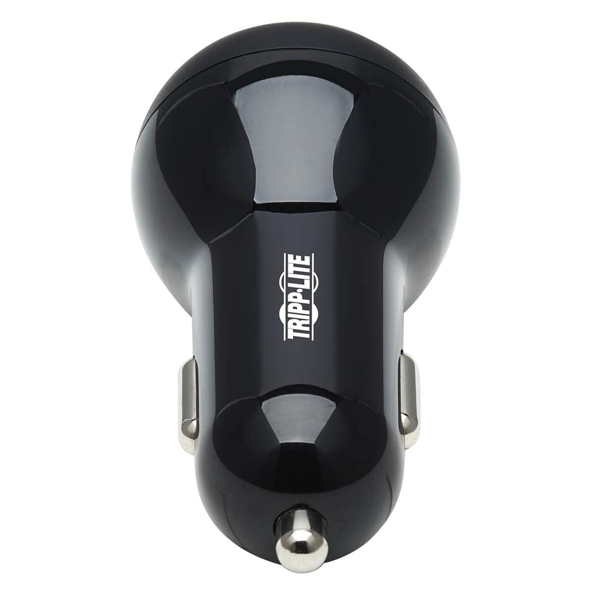 Tripp Lite Tripp Lite USB-C Car Charger, 45W PD Charging Dual Port USB-C Car Charger, USB-C 27W, USB-C 18W, Black (U280-C02-45W-2B)