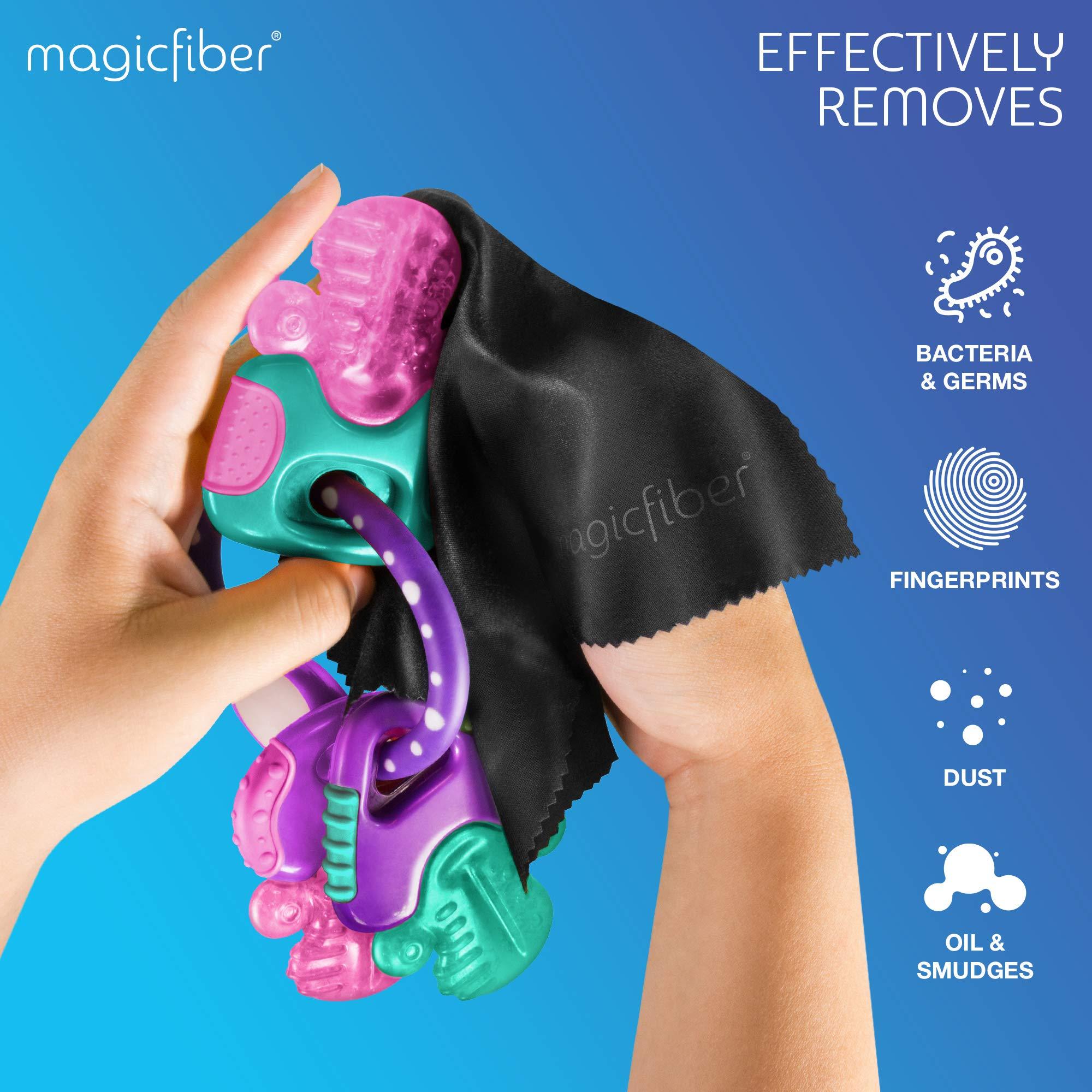MagicFiber MagicFiber Microfiber Cleaning Cloths, 2 Pack - Premium Cloth for Glasses, Lens, Screens & More