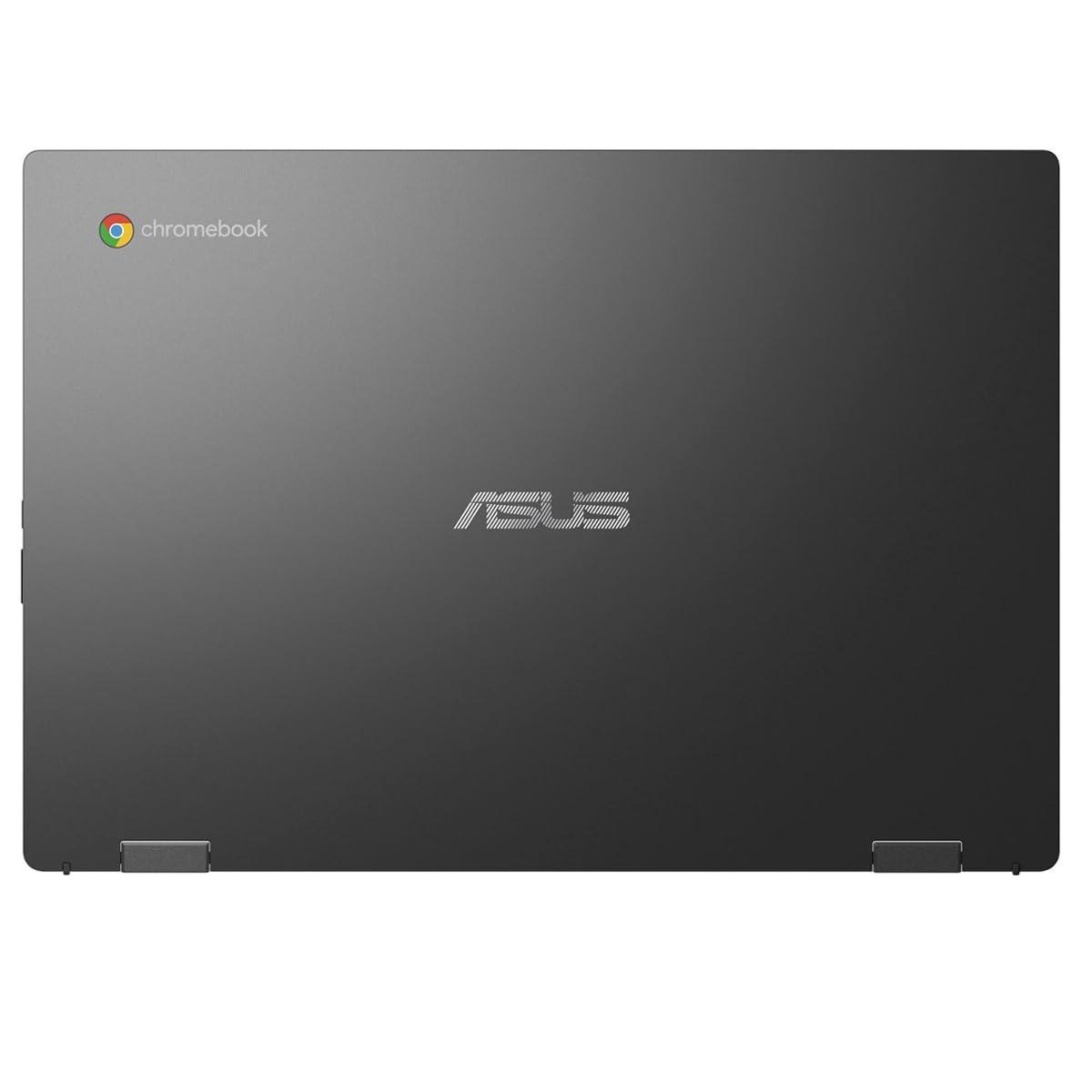 ASUS ASUS Chromebook for Student and Business, 14" HD Anti-Glare Display, MediaTek Kompanio 520, 4GB RAM, 64GB eMMC, Micro SD Card Reader, TB 4, Wi-Fi 6, Webcam, PDG HDMI Cable, Chrome OS, Gravity Gray