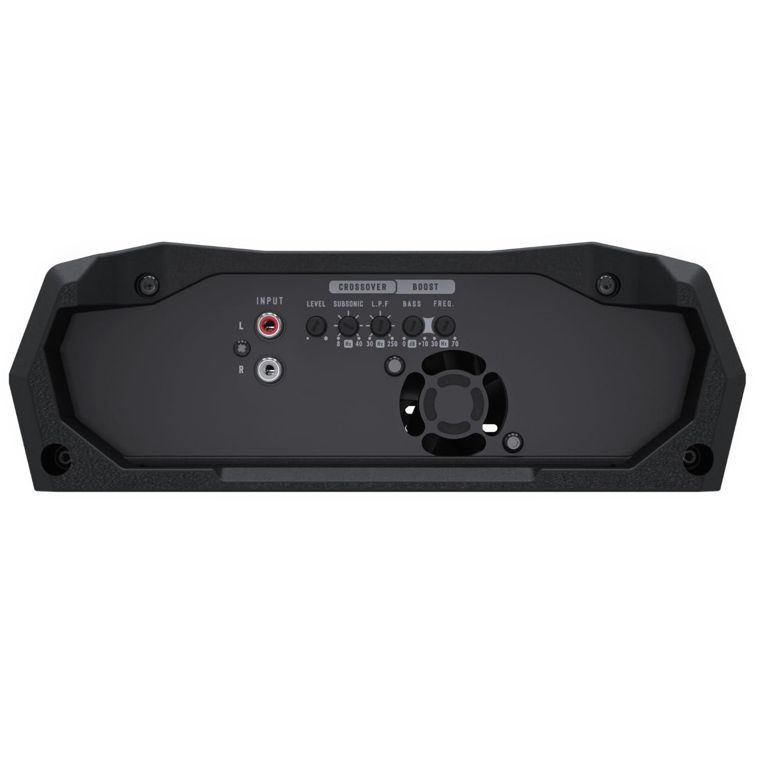 Stetsom Stetsom Bravo BASS 1200 2 Ohm - Mono Car Amplifier, 1200.1 1.2K Watts RMS, 2 Stable Car Audio, Monoblock, HD Sound Quality, Crossover & Bass Boost, Car Stereo Speaker Subwoofer MD, Smart Coolers