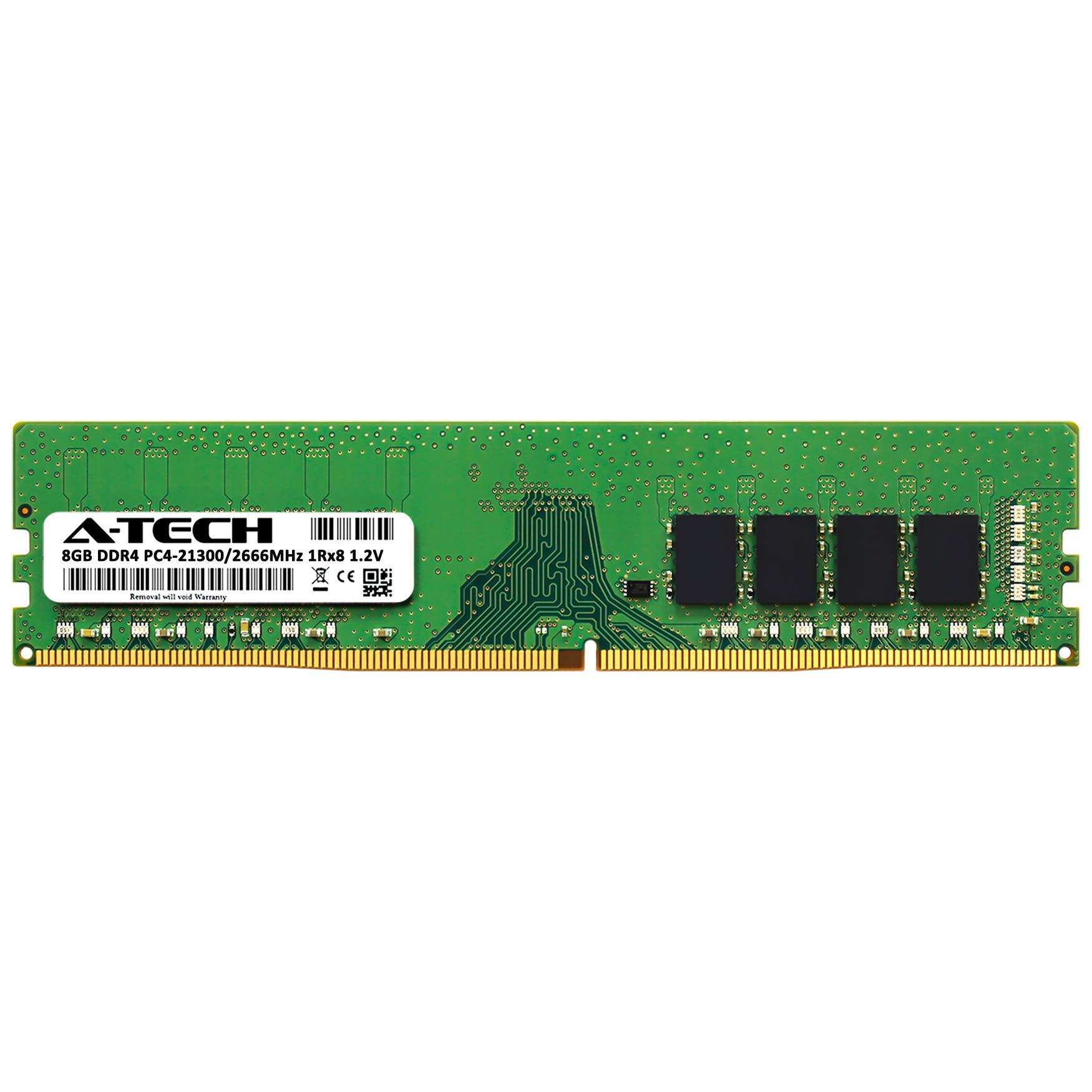 A-Tech A-Tech 8GB RAM for Dell OptiPlex 5060 SFF | DDR4 2666MHz PC4-21300 Non-ECC DIMM 1Rx8 Desktop Tower PC Single Memory Upgrade Module (Replacement for SNPY7N41C/8G, AA101752, Y7N41, 0Y7N41) V2