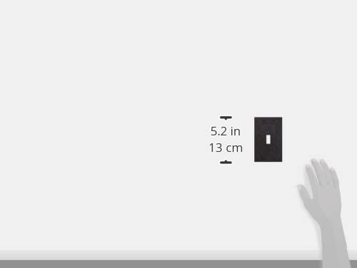 AMERELLE Amerelle 43TVB English Garden Wallplate, 1 Toggle, Cast Metal, Aged Bronze, 1-Pack