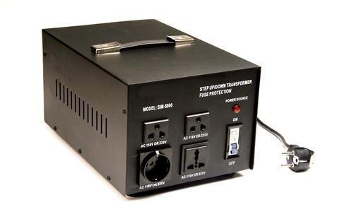 Simran Simran Voltage Power Converter Step Up/Down Transformer. Converts 110V to 220V or 220V to 110V for Worldwide Use (5000 Watt)