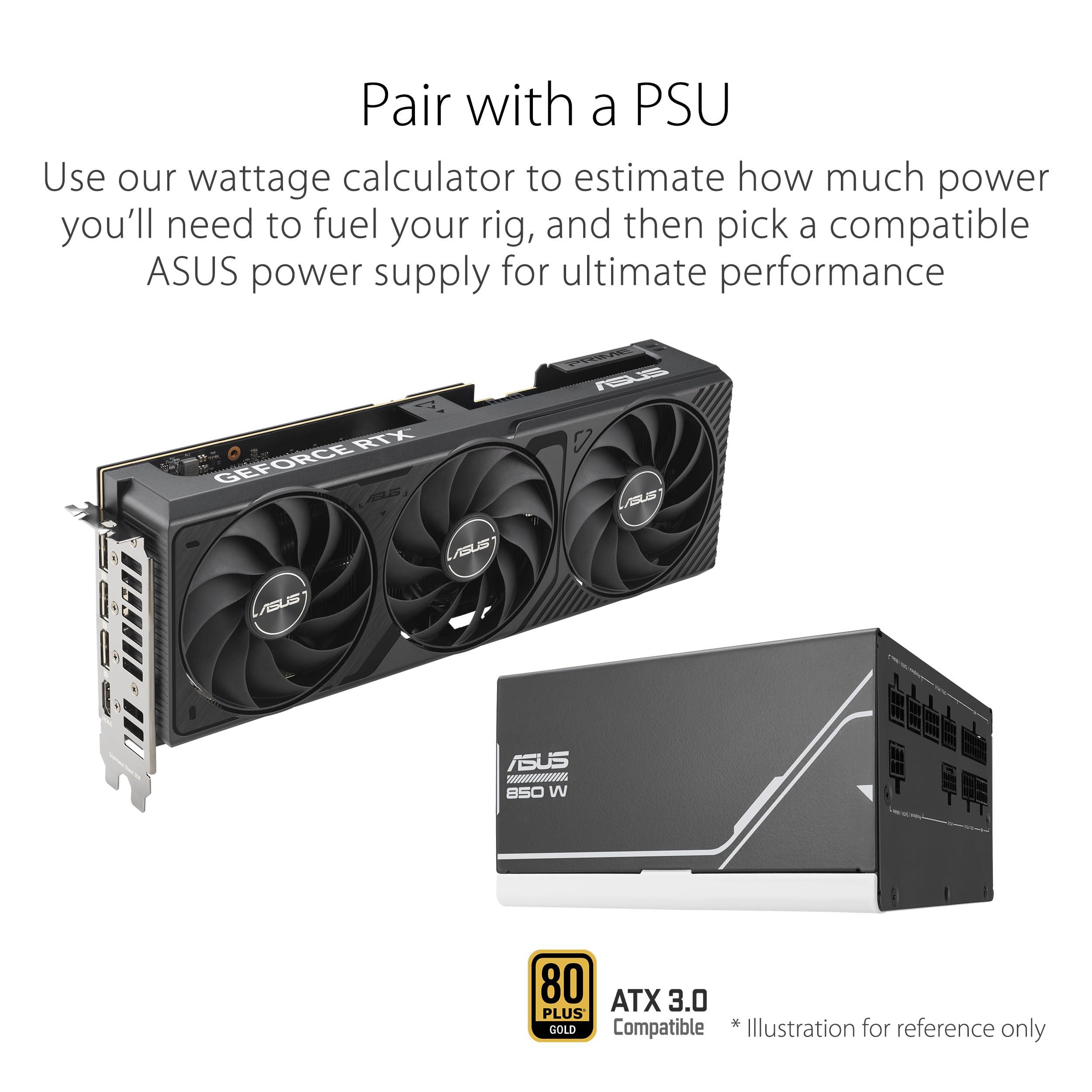 ASUS ASUS The SFF-Ready Prime GeForce RTX 4070 Ti Super OC Edition 16GB GDDR6X Graphics Card (PCIe 4.0, 16GB GDDR6X, DLSS 3, HDMI 2.1a, DisplayPort 1.4a)