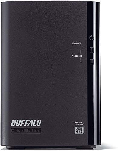 BUFFALO BUFFALO DriveStation Duo 2-Bay 8TB (2x4TB) TAA Desktop External Hard Drive USB 3.2