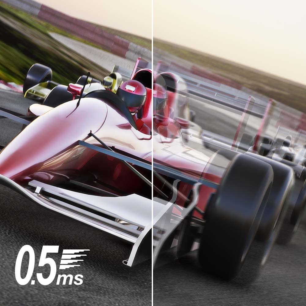 acer Acer Nitro 23.8" Full HD 1920 x 1080 PC Gaming IPS Monitor | AMD FreeSync Premium | 180Hz Refresh | Up to 0.5ms | HDR10 Support | 99% sRGB | 1 x Display Port 1.2 & 2 x HDMI 2.0 | KG241Y M3biip