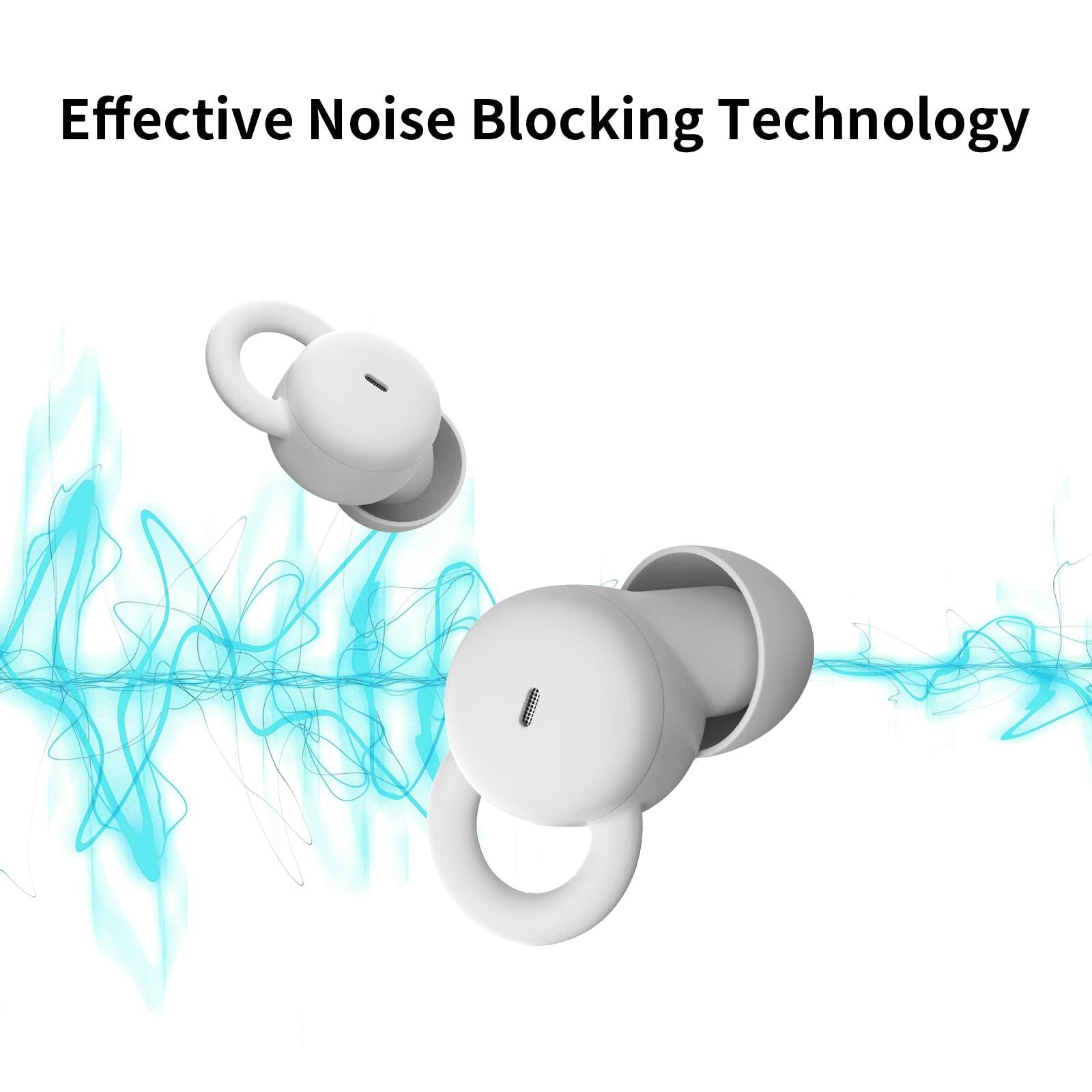 wedoking Small Sleep Earbuds Comfortable Sleeping Headphones for Side Sleeper Noise Blocking Bluetooth Sleepbuds in-Ear Soft Mini Invisible Buds for Working