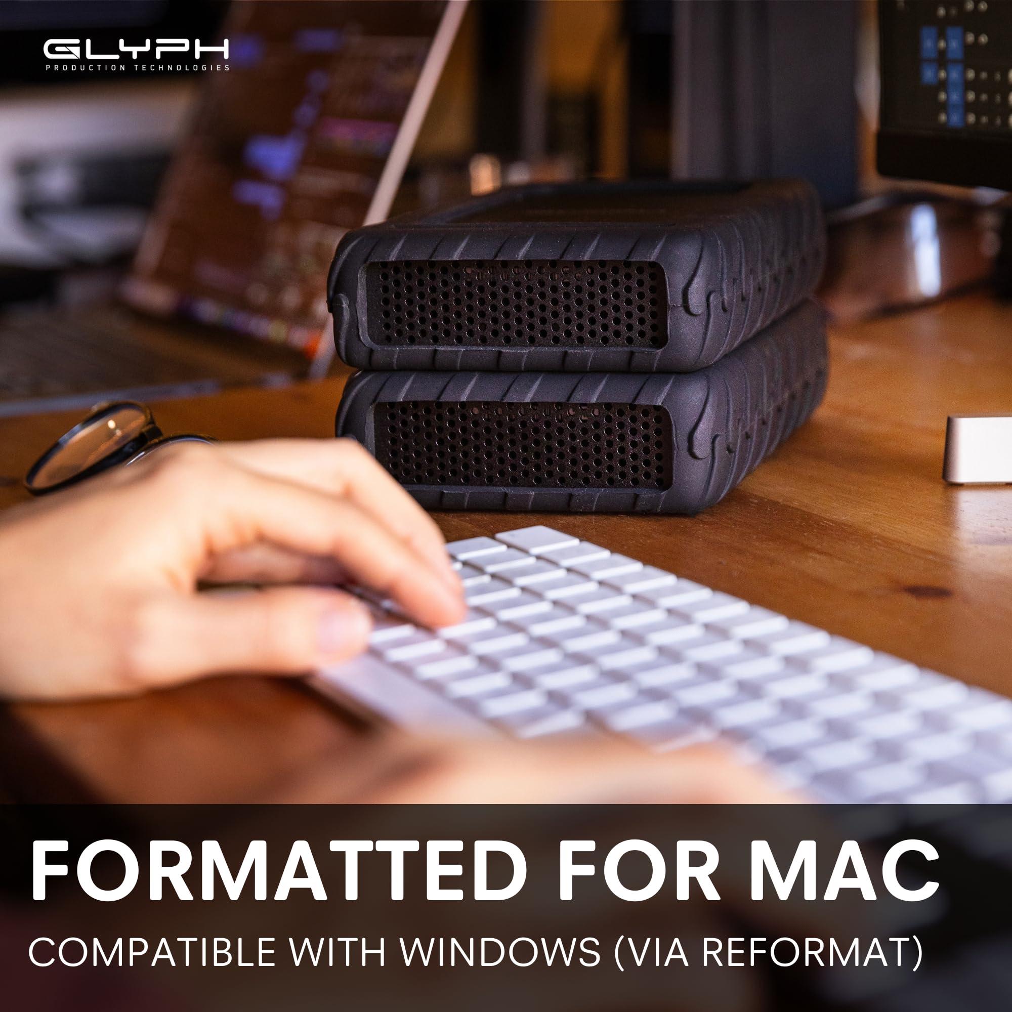 Glyph Production Technologies Glyph BlackBox Pro External Hard Drive 7200 RPM, USB-C (3.1,Gen2) (2TB)