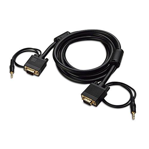 Cable Matters Cable Matters VGA Cable with Audio (SVGA Monitor Cable with 3.5mm Stereo Audio) 6 Feet