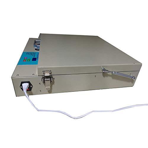 H-E H-E 220V/110V 20\" x 24\" 80W LED UV Exposure Unit Tabletop Precise Screen Printing Exposure Equipment for Plate-Making (220V)