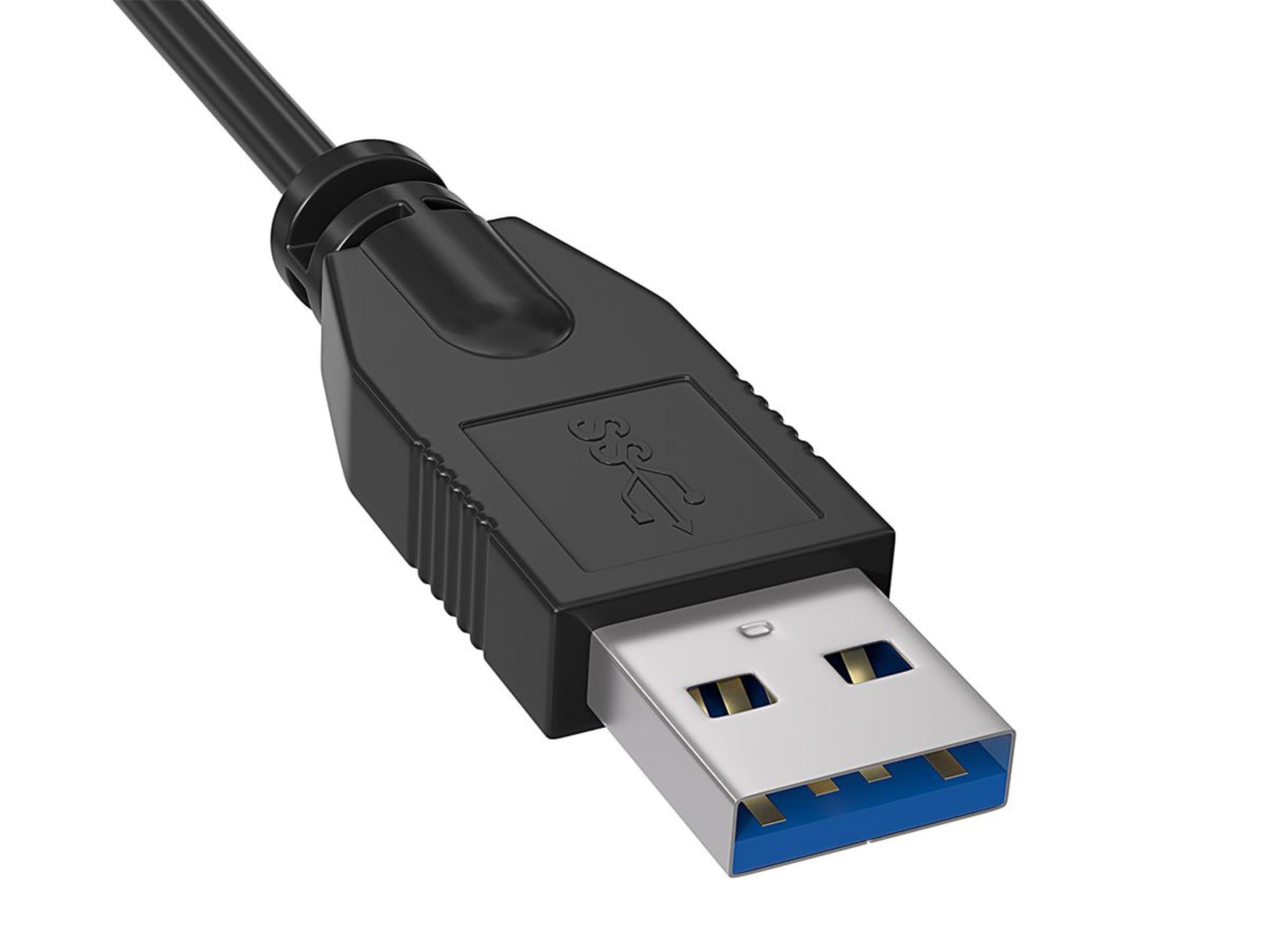 Cable Leader CableLeader 1ft SuperSpeed USB 3.0 Cable Type A to Type A Male to Female Extension Cable, Up to 4.8 Gbps Data Transfer for Keyboard, Mouse, PlayStation, Xbox, Flash Drive, Printer & More, Black