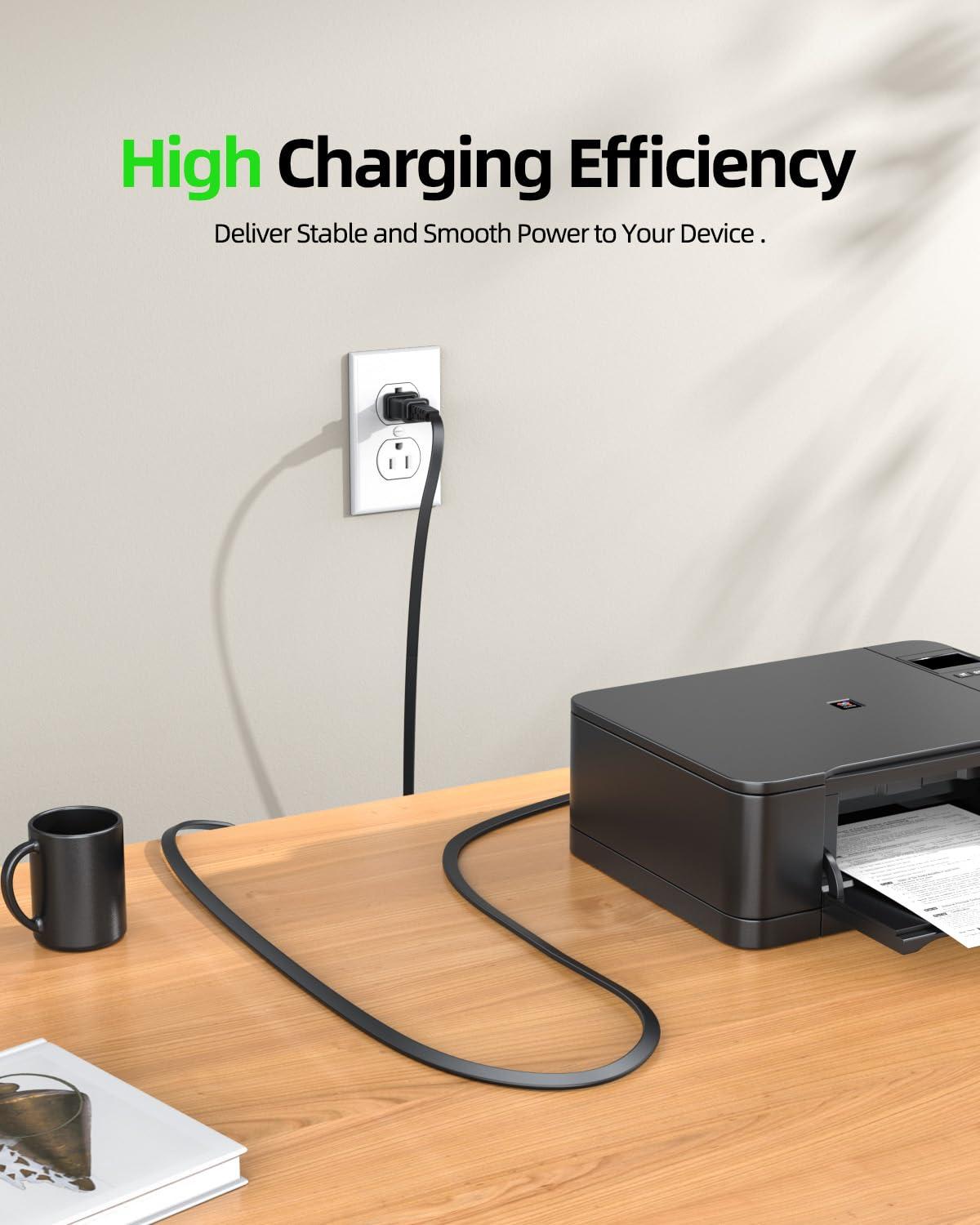 Dexpt 6FT Charger-Cord Replacement for JBL Partybox 310 Charger - 110 300 100 200 710 1000 Power-Cord On-The-Go Speaker Charging Cable 2 Prong