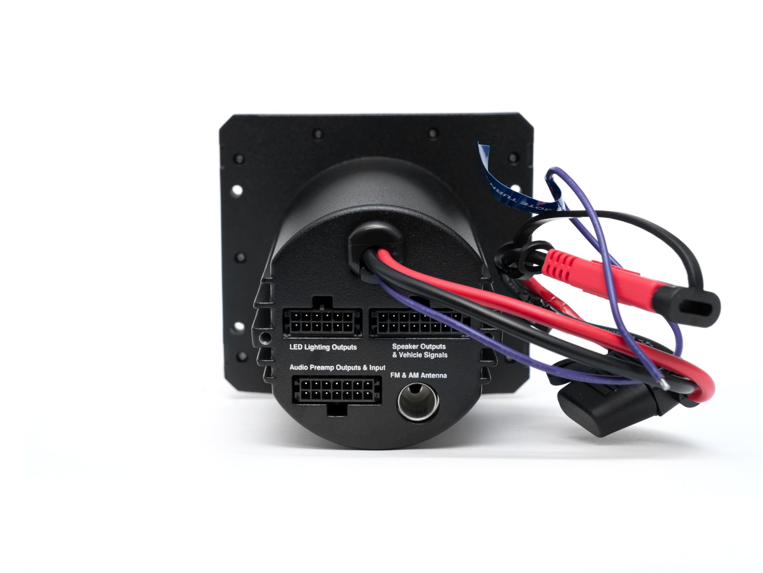 SoundExtreme SoundExtreme by ECOXGEAR Marine AM/FM Stereo Receiver 200-Watt Waterproof Bluetooth Powersports with 6.5-inch Wired Speakers Kit (Gauge Style)