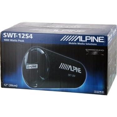 Alpine Alpine SWT-12S4 1000w 12\" Subwoofer in Bass Tube 4-Ohm Sub