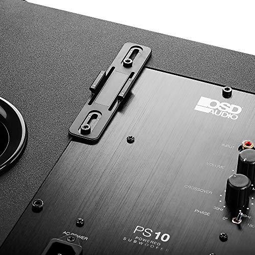 OSD Audio OSD Wireless 5.8G Subwoofer Transmitter/Receiver Kit Dual Source, Diversity Antennas and Brackets Nero WSA