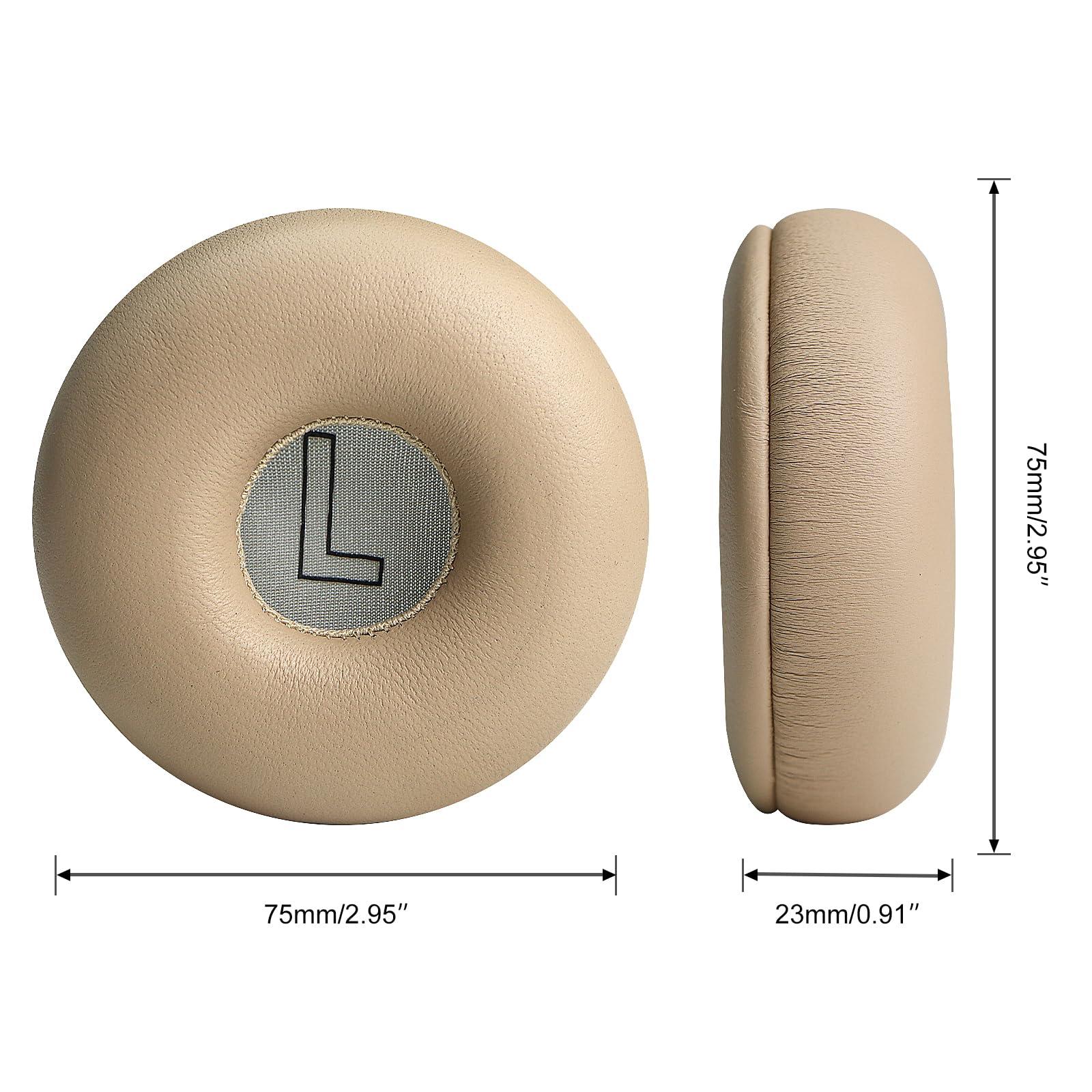 SINOWO SINOWO Lambskin Ear Pads,Replacement Sheepskin Earpads for Bang & Olufsen Beoplay H8i Wireless Bluetooth Over-Ear Headphones(Do Not Fit H8),Ear Cushions with Noise Isolation Memory Foam(Natural)
