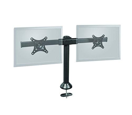 SIIG SIIG Accessory CE-MT1712-S2 Side-by-Side Dual Monitor Desk Stand 13inch to 27inch Retail,Black