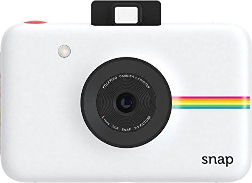 Zink Zink Polaroid Snap Instant Digital Camera (White) with ZINK Zero Ink Printing Technology