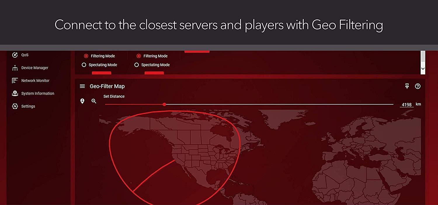 NETGEAR NETGEAR Nighthawk Pro Gaming XR700 WiFi Router with 6 Ethernet Ports and Wireless Speeds Up to 7.2 Gbps, AD7200, Optimized For The Lowest Ping