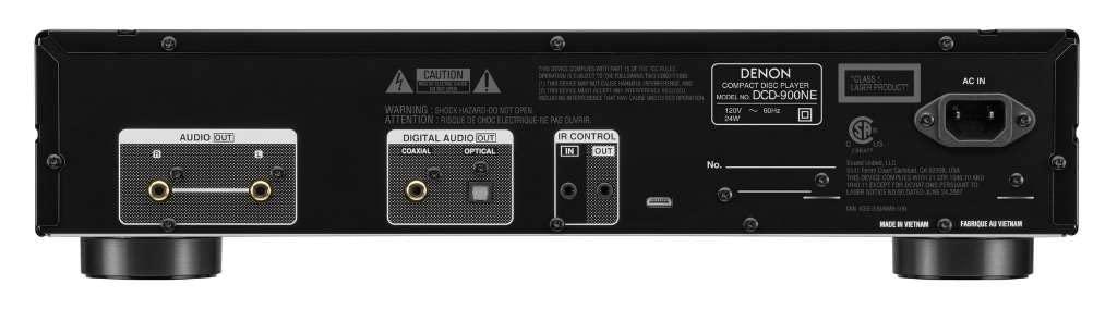 Denon Denon DCD-900NE CD Player with Advanced AL32 Processing Plus & Integrated USB Port, Supports Hi-Res Formats - CD, CD-R/RW, MP3, DSD & More, Pure Direct Mode, Vibration-Resistant Design