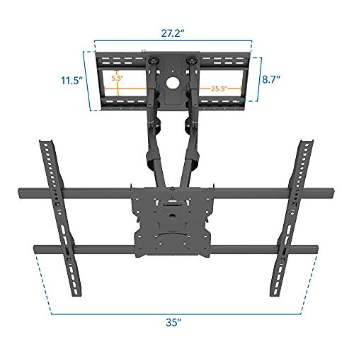 Mount-It! Mount-It! Full Motion TV Wall Mount with 39 Inch Long Extension Arms - 275 Lbs Capacity Heavy Duty Dual Arm TV Mount | Large 800 x 600mm VESA Holds 65 to 110 Inch TVs | Fits 16 and 24 Inch Studs