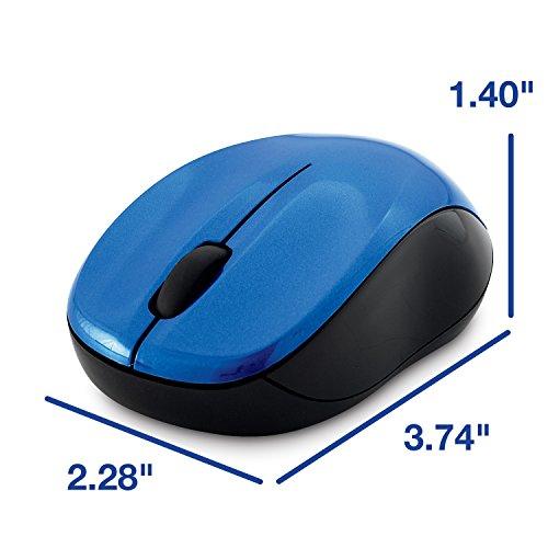 Verbatim Verbatim Silent Wireless Blue LED Mouse - Blue