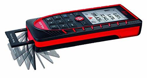 Leica Geosystems Leica Geosystems Leica DISTO E7500i 660ft Laser Distance Measure w/Bluetooth & DISTO Sketch iPad iPhone App, Black/Red