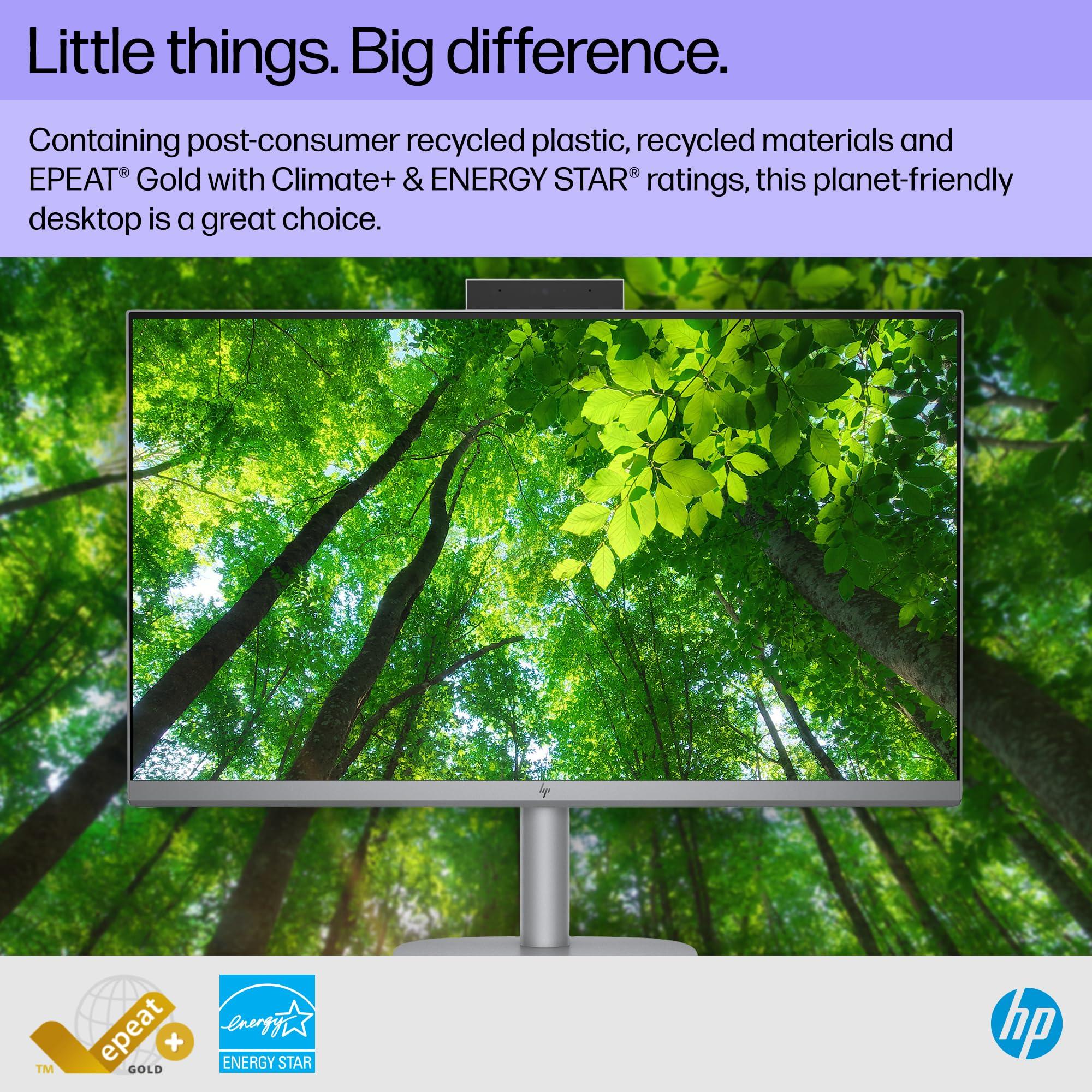 HP HP OmniStudio X 27" FHD Touch Screen All-in-One Desktop Intel Core U7-155H 16GB RAM 1TB SSD Meteor Silver