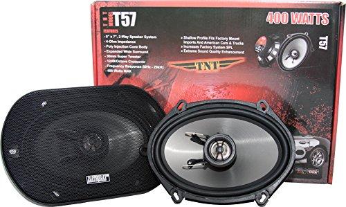 Earthquake Sound Earthquake Sound T57 5x7-inch 2-Way TNT Series Coaxial Speakers (Pair)