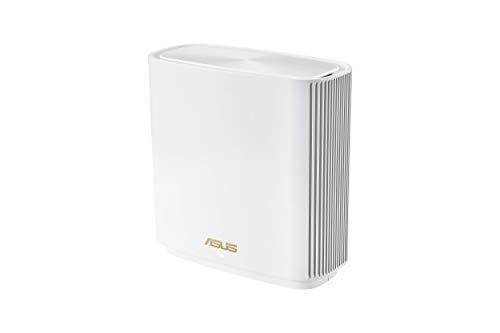 ASUS ASUS ZenWiFi Whole-Home Tri-band Mesh WiFi 6E System (ET8 3PK), Coverage up to 7,500 sq.ft, 6600Mbps, new 6GHz band, AiMesh, Lifetime Free Internet Security, Parental Control, EasySetup, Instant Guard