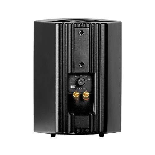 OSD Audio OSD 5.25" Outdoor Patio Speaker Pair 120W, IP54 Weather Resistant, Black AP520