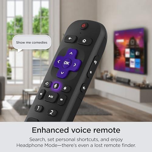 Roku Roku Smart TV 50-Inch Select Series 4K HDR RokuTV with Roku Enhanced Voice Remote, Brilliant 4K Picture, Automatic Brightness, & Seamless Streaming Live Local News, Sports, Family Entertainment