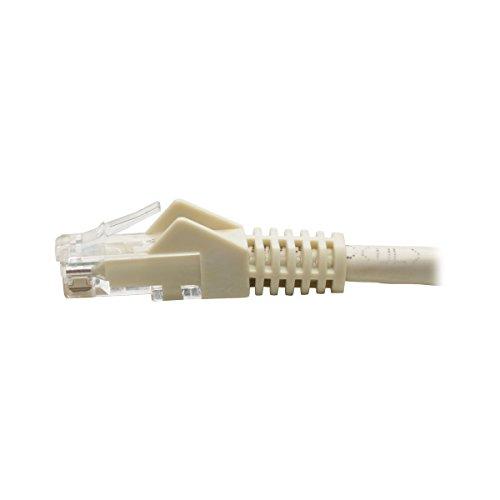 Tripp Lite Tripp Lite Cat6 Gigabit Ethernet Snagless Molded Patch Cable 24 AWG 550MHz Premium UTP, White, RJ45 M/M 4' (N201-004-WH)